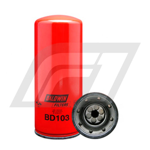 BD103 Filtro de Aceite Baldwin Ford Cargo 1721 2632 4432 4532 Reemplaza Cummins 3318853 51748 P553000 53C0053 LF3000 LF300TP LF3000X LF3639 LF3677 LF9009 W81480 XLF7000 XL1748 A3000SP AD3000SP AD9009SP W6349 OLP018