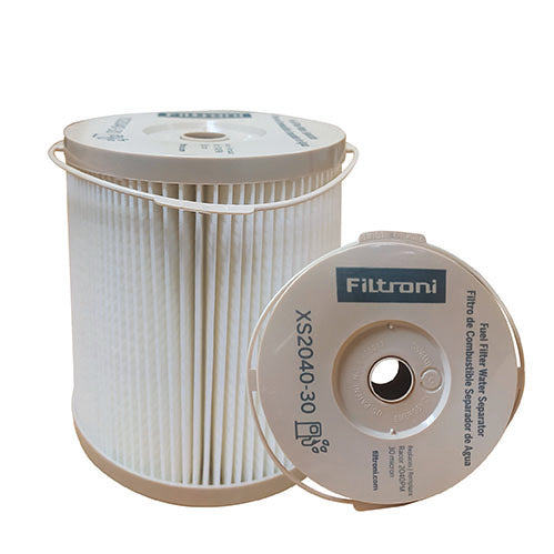 XS2040-30 FILTRONI Filtro de Combustible Separador de Agua tipo Cartucho 30mic Sistemas Racor 900FG/FH/MA Numeros de Parte OEM Racor 2040PM
