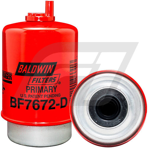 BF7672-D Filtro Separador de Agua y Combustible Baldwin John Deere Equipos Reemplaza John Deere RE53729 RE62421 33638 P551427 P550398 P550503 FS19554