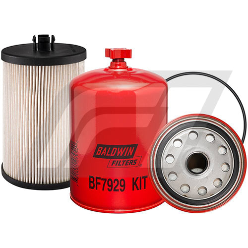 BF7929 KIT Filtro Separador de Agua y Combustible Baldwin John Deere Equipos Reemplaza John Deere RE520906, RE523236, RE525523, RE541747 33975 WF10085 P551124 FK48001