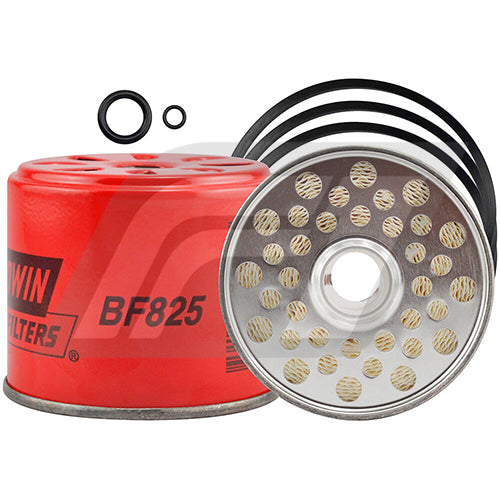BF825 Filtro de Combustible Baldwin Perkins Equipos Reemplaza Perkins 635776 866155 867014 868014 1712202 1879513 2236295 2650017 2656611 2656613 2656621 4621739 5836010 26511171 33166 P550127 FF5129 XF3166 P346P WC1191