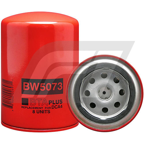 BW5073 Filtro Refrigerante Baldwin Cummins Equipos Reemplaza Cummins 3315115 209607 24073 P552073 WF2073 XC4073 WPR3304