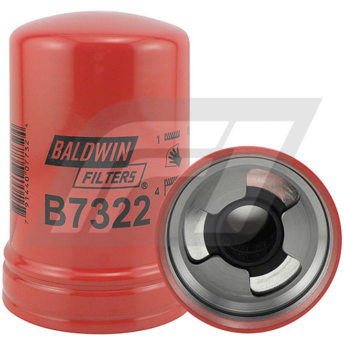 B7322 Filtro de Aceite Baldwin John Deere Tractores Reemplaza John Deere RE504836 57750 P550779 LF16243 XL7750