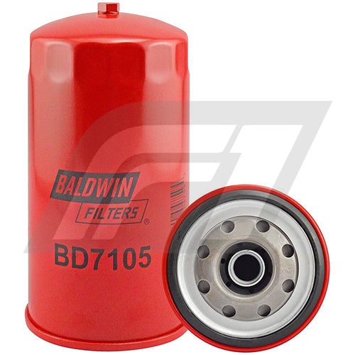 BD7105 Filtro de Aceite Baldwin Hino Serie 500 Reemplaza Toyota 156071733 51734 P552050 LF3618 A7155SP W9116 W7105 OLP083
