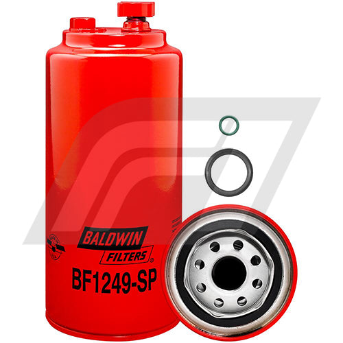BF1249-SP Filtro Separador de Agua y Combustible Baldwin Ford Camiones con motores Cummins Cargo 1721 y otros Reemplaza Cummins 3355903 3353904 33242 P553201 P555001 FS1242 XS3242 AS1249SP A1259 WPS7177 FLP411 S3242