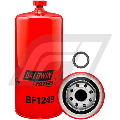BF1249 Filtro Separador de Agua y Combustible Baldwin Ford Camiones con motores Cummins Cargo 1721 y otros Reemplaza Cummins 3355903 3353904 33242 P553201 P555001 FS1242 XS3242 AS1249SP A1259 WPS7177 FLP411 S3242