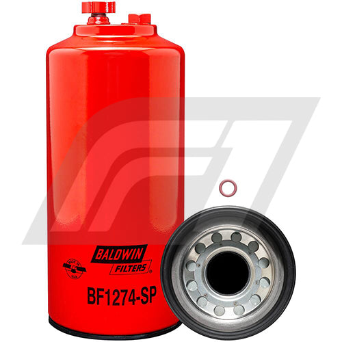 BF1274-SP Filtro Separador de Agua y Combustible Baldwin Kenworth T600 T800 Motor Cummins ISX Reemplaza Cummins 3101871 3101872 3104081 3331096 4010650 4010651 33423 33488 P551047 FS1007 FS1031 FS1040 FS1041 XS3423 AS1040SP FLP464