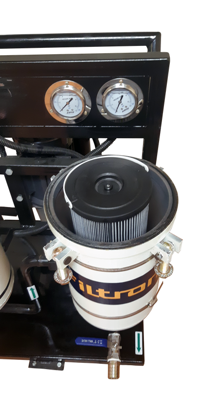 XE1920P FILTRONI Sistema Pulidor Portatil 1920 LPH para Combustible Diesel, Lubricantes o Fluidos Hidráulicos  110V AC 10micrones