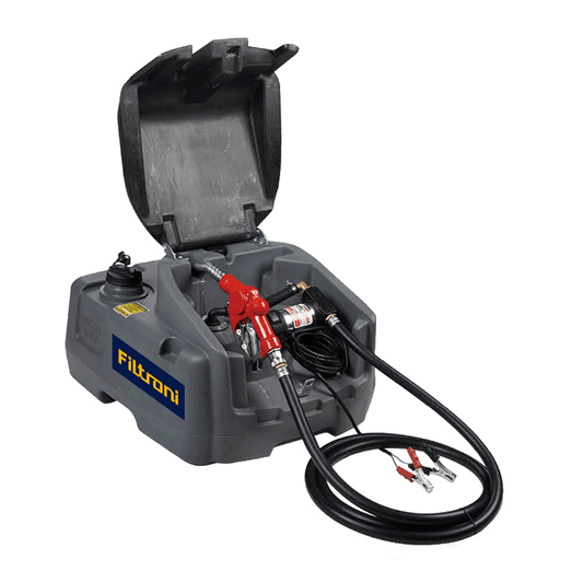 XE4100P FILTRONI Tanque para Diesel de 100L con Bomba 12V DC y Pistola Surtidor