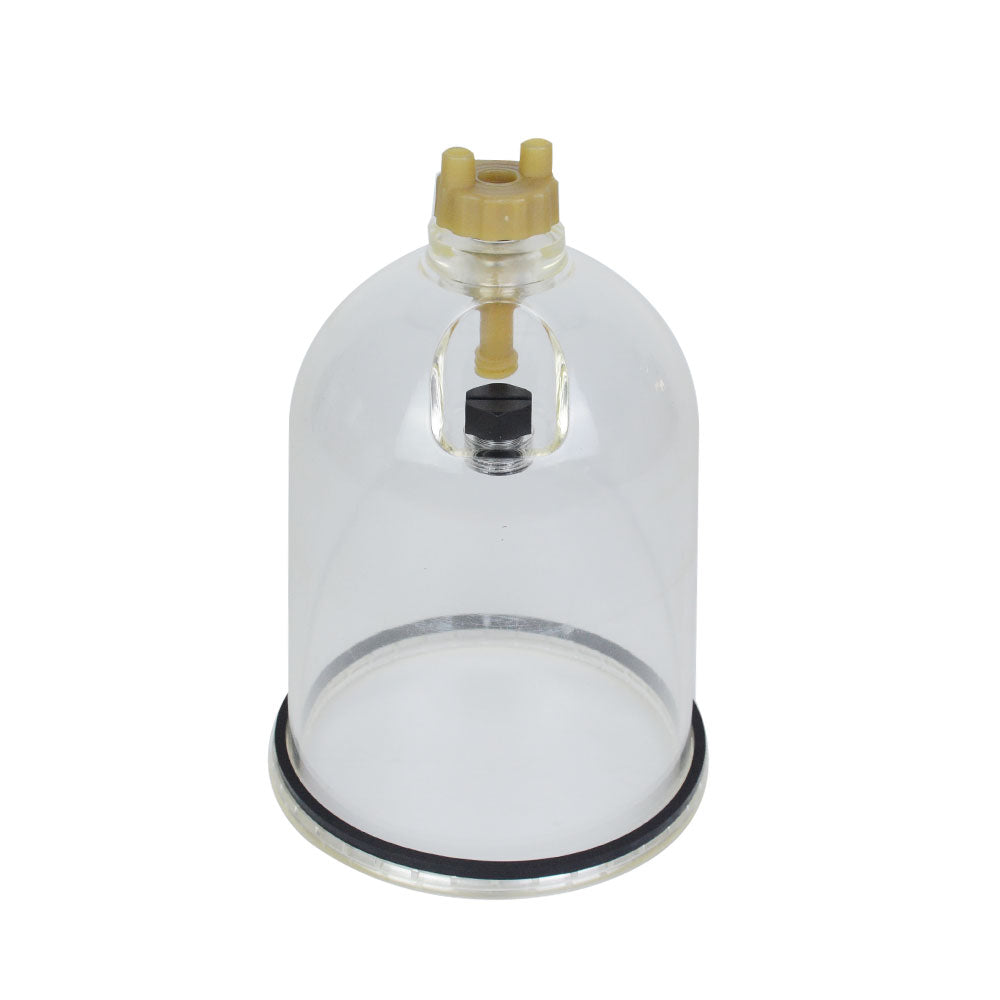 XE9050S FILTRONI Vaso plástico Transparente con puerto sensor + drenaje Utilizar con Turbinas XS1000FH y XS900FH