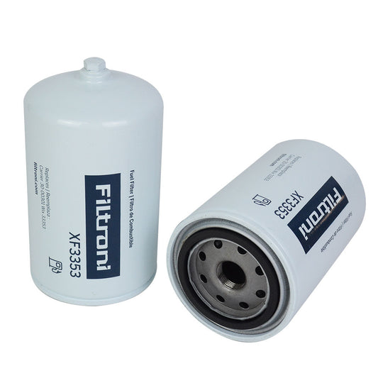 XF3353 FILTRONI Filtro de Combustible con drenaje Equipos Carrier, Case Numeros de Parte OEM 3000301 A58712 P558712 FF200 BF896 33353 LFP3301F