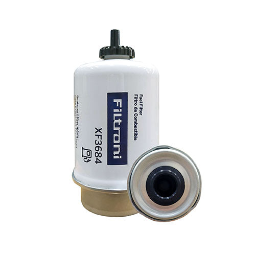 XF3684 FILTRONI Filtro Combustible Separador de Agua Fuel Manager ERT con drenaje Numeros de Parte OEM John Deere RE529644 L4109F 33684 BF7954-D