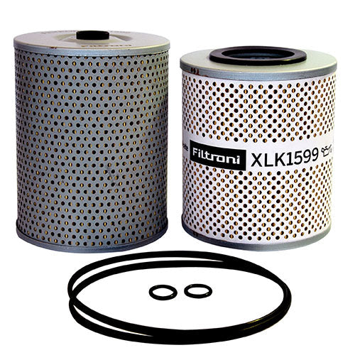 XL1599K FILTRONI Kit de 2 Filtros de Aceite tipo Cartucho Motores Mitsubishi FUSO Numeros de Parte OEM 31240-53054