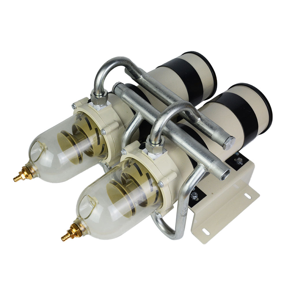 XS731000FH FILTRONI PortaFiltro Separador tipo Turbina Doble, Serie FH Utiliza Dos (2) Elementos XS2020  Motores Diesel 360 GPH (2000 HP)