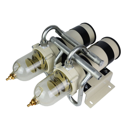 XS731000FH FILTRONI PortaFiltro Separador tipo Turbina Doble, Serie FH Utiliza Dos (2) Elementos XS2020  Motores Diesel 360 GPH (2000 HP)