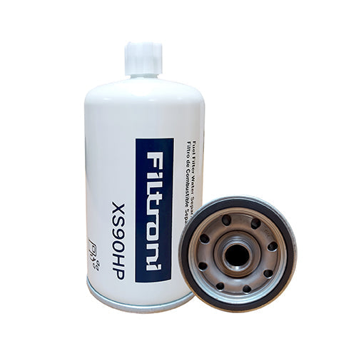 XS90HP FILTRONI Filtro Combustible Separador de Agua con Drenaje 10mic Camiones Mercedes Numeros de Parte OEM Racor R90-10HP